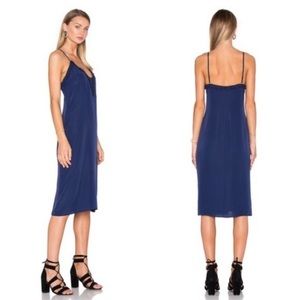 House of Harlow 1960 x REVOLVE Stella Deep V Slip Dress Navy